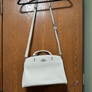 Pale mint Coach Satchel